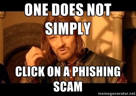 phishing email meme