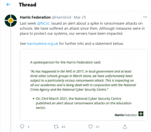 Harris Foundation Cyber Attack