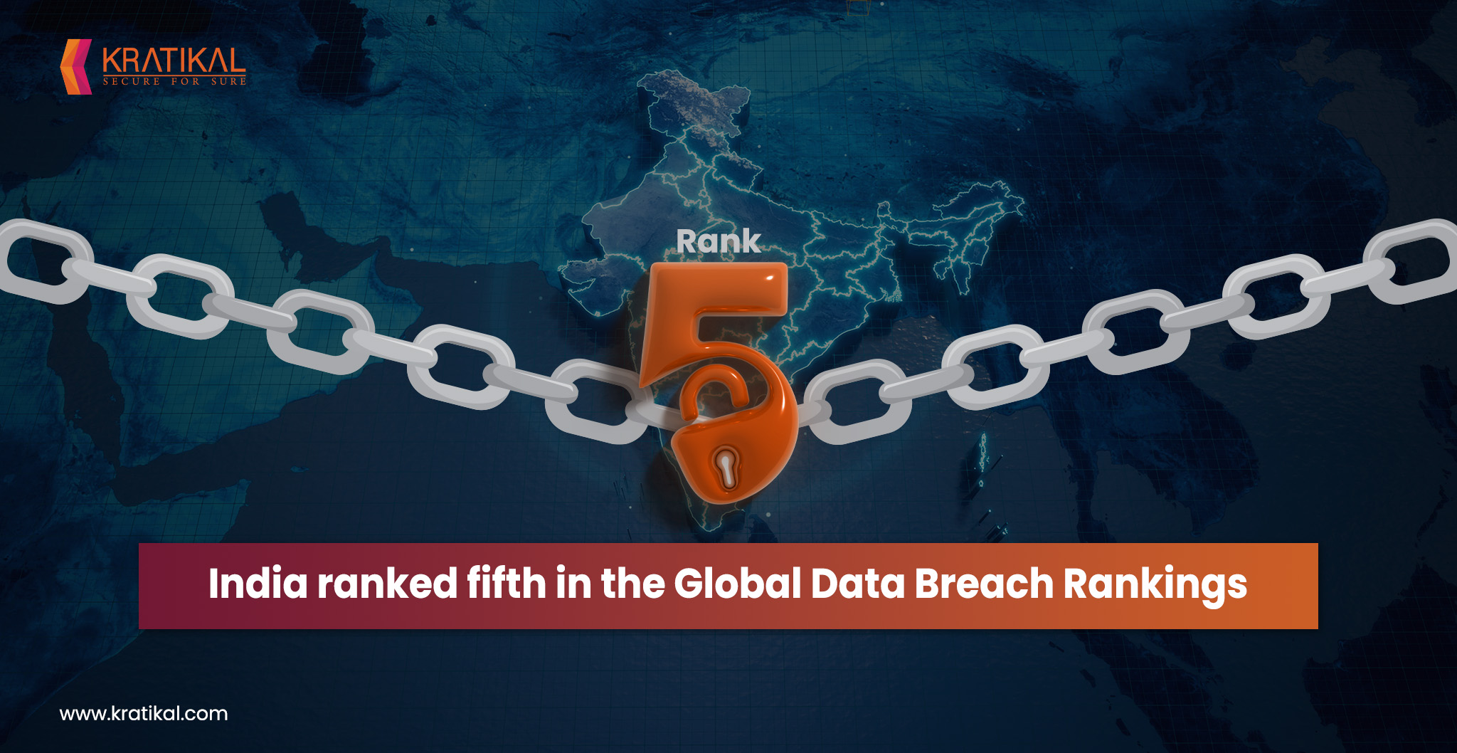 India Stood at 5th position, in the Global Data Breach Rankings
