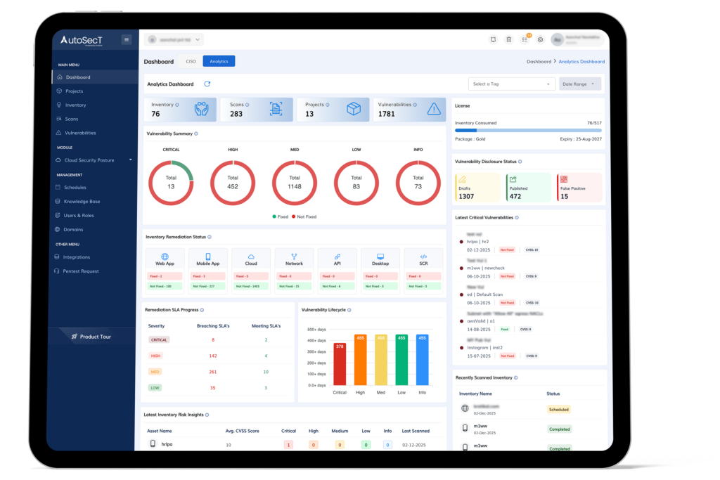 AutoSecT - AI-Driven Vulnerability Management