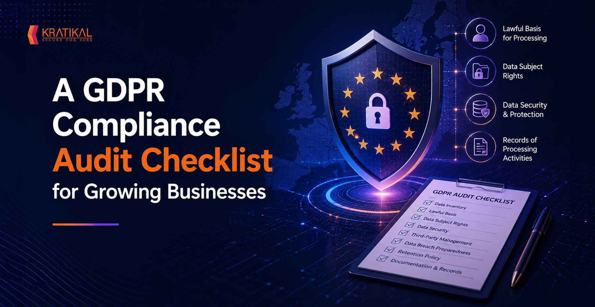 A GDPR Compliance Audit Checklist for Growing Businesses