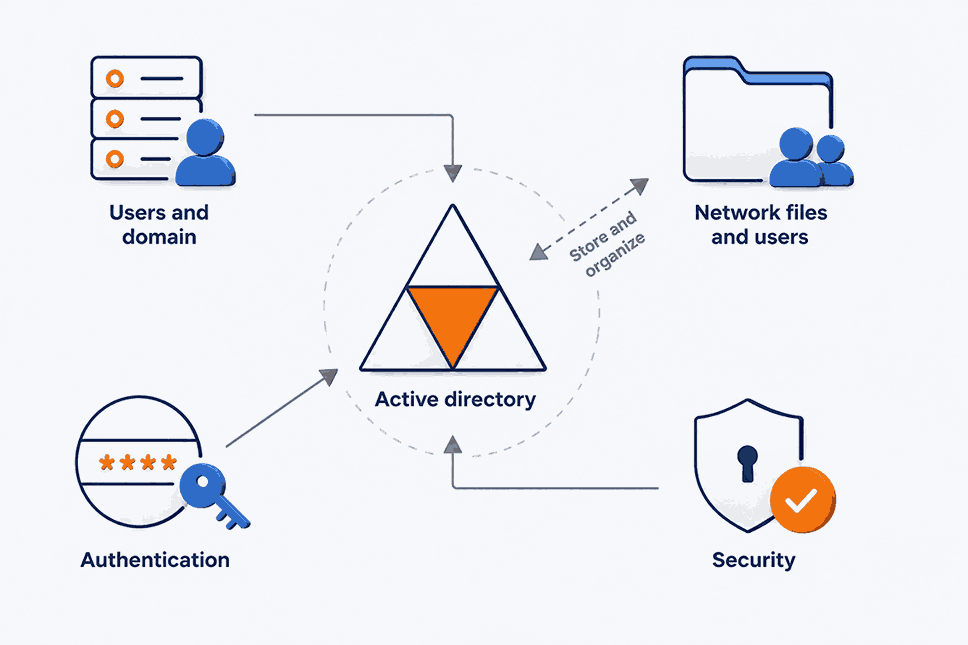 Workflow of active directory