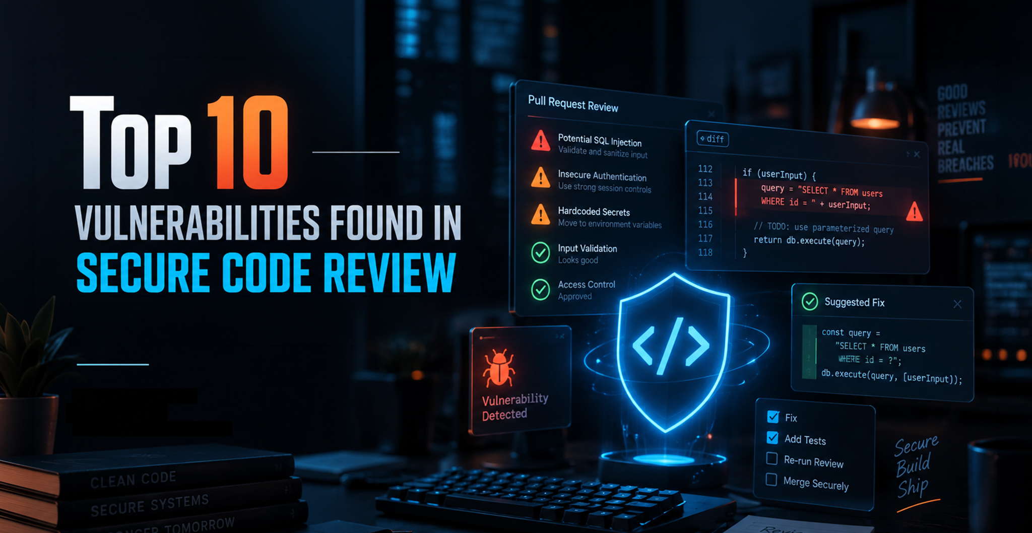 Top 10 Vulnerabilities Found in Secure Code Review