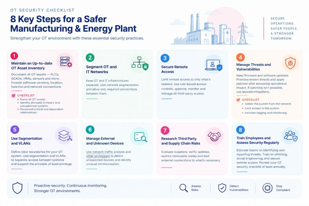 8 Key Steps for a Safer Manufacturing & Energy Plants